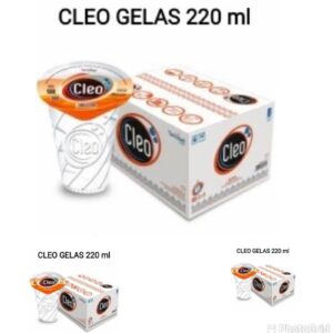 AIR KEMASAN GELAS CLEO 220 ml - 40 gelas